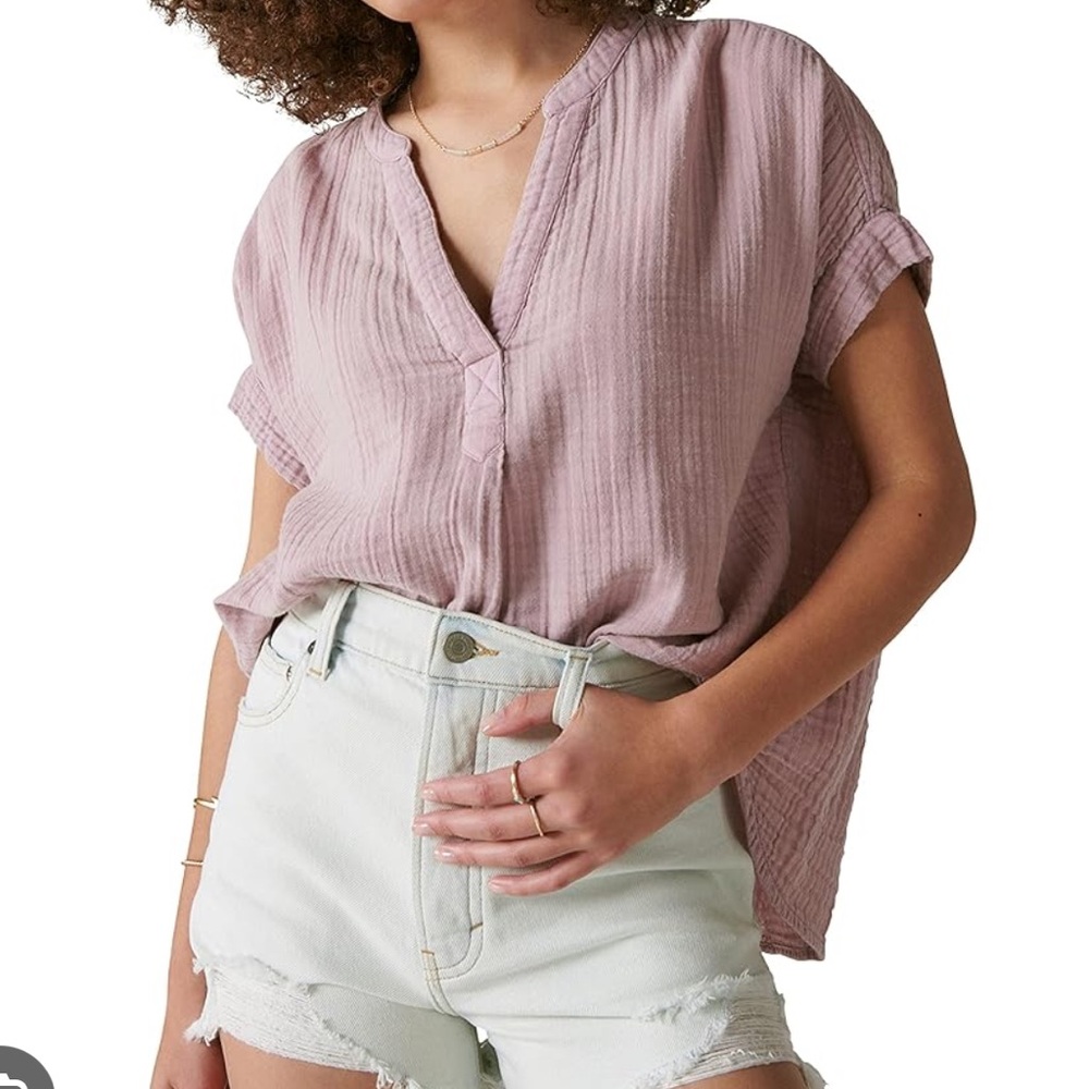 Lucky Brand Pink Blouse